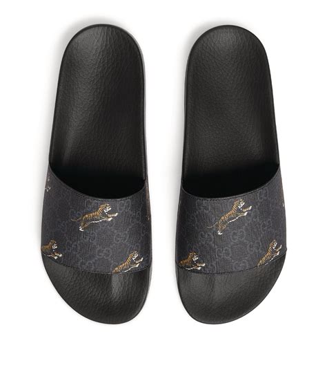 gucci slides with lion|Gucci slides outlet.